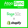 Atoo-Sync GesCom - Sage 50c - Shopify